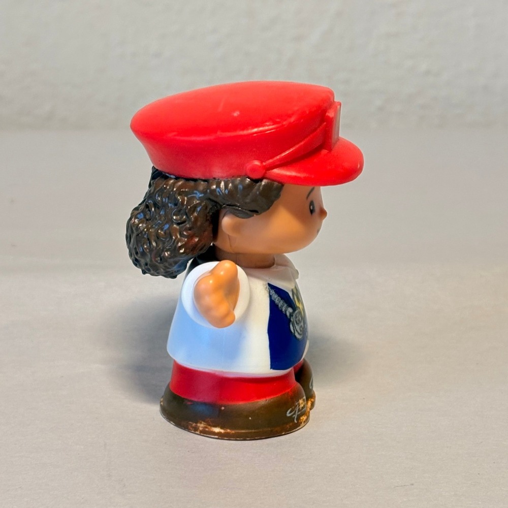 Fisher-Price Little People Toy Kids OS Red Good Train Conductor Figure DYF25 - Picture 4 of 7
